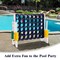 Costway Jumbo 4-to-Score 4 in A Row Giant Game Set Outdoor Indoor Kids Adults Family Fun Red\Black